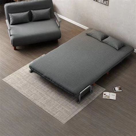 【Hot】Sofa bed dual purpose foldable lunch bed living room single person ...