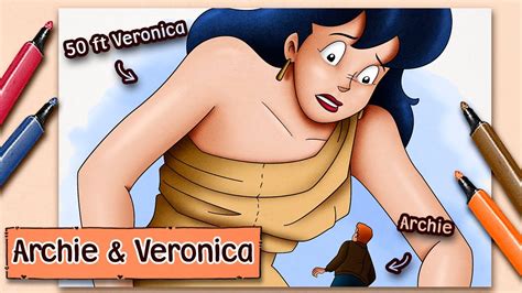 Archie's Weird Mysteries Attack of the 50-ft Veronica Drawing - YouTube