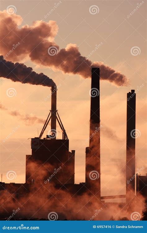 Factory and smoke stock photo. Image of earth, industry - 6957416