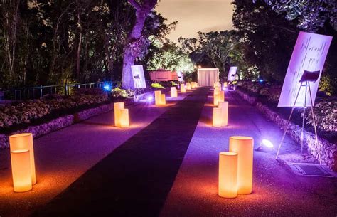 Wax luminaries large candles wedding ceremony red carpet – ILLUMENE | Lighting and Event ...