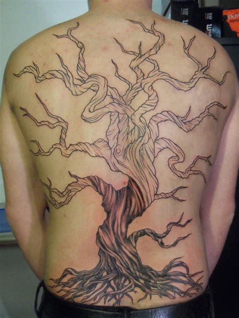 Tree Tattoos, Designs And Ideas : Page 5 | Back tattoo, Twisted tree ...