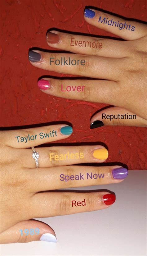 Pin by Stephanie Lemes on design de unhas | Taylor swift nails, Taylor swift tour outfits ...
