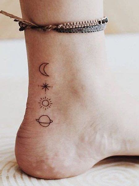 20 Dreamy Moon Tattoo Designs & Meaning | Tiny foot tattoos, Tattoos ...