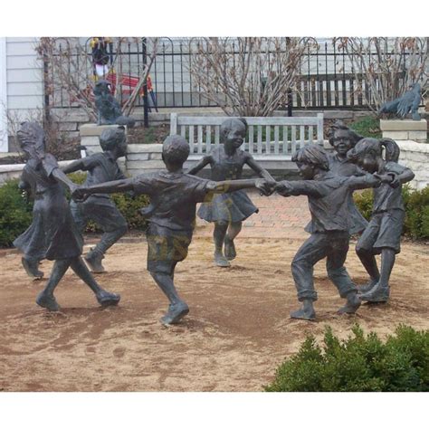 Bronze Children Statues D&Z sculpture