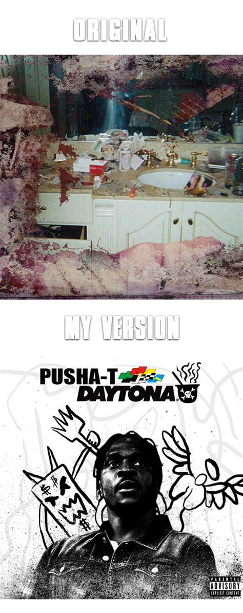 John Spain - Pusha T - Daytona Album Cover Re-Design