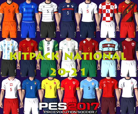 PES 2017 Mega Kitpack National Teams 2021 ~ SoccerFandom.com | Free PES Patch and FIFA Updates