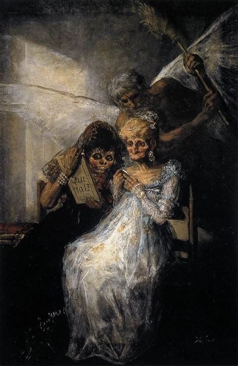 The Time and the Old Women, by Francisco de Goya (1810-1812) | Francisco de goya, Les arts, Art ...