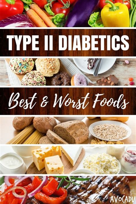 Type II Diabetics - Best and Worst Foods | Avocadu