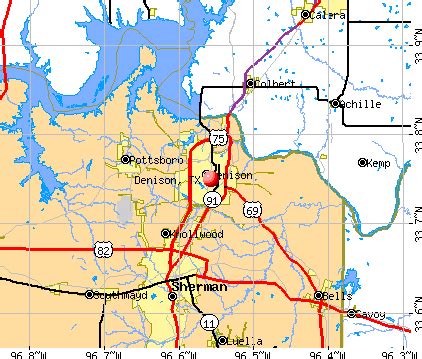 Denison, Texas (TX) profile: population, maps, real estate, averages ...