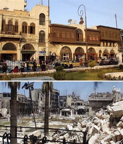 28 Before And After Photos That Show How War Devastated The Largest City In Syria | Viralscape