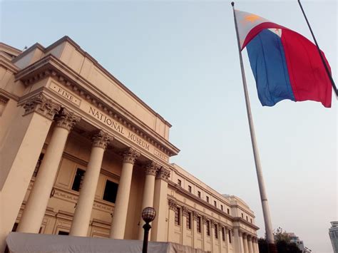 Philippine flag infront of the National Museum of Fine Arts : r/vexillology