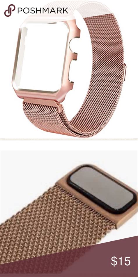 2-in-1 Mesh Apple Watch Band with protected cover | Apple watch bands, Watch bands, Comfortable ...