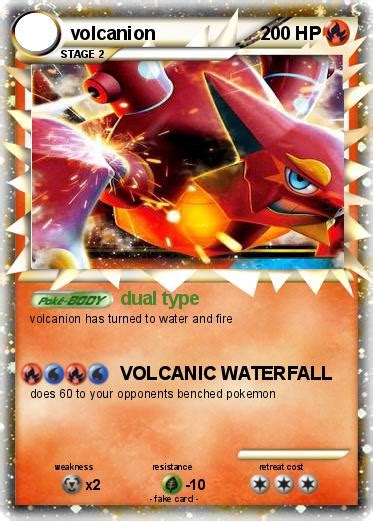 Pokémon volcanion 215 215 - dual type - My Pokemon Card