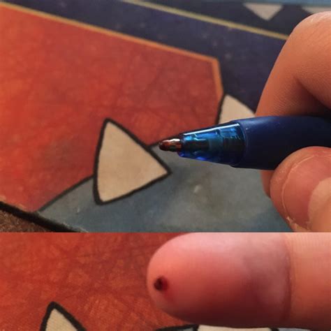 This pen had a cap on the tip of it : r/mildlyinteresting