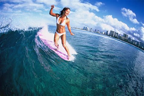 surfers: Hawaii surfing