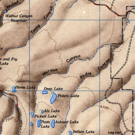 Flagstaff, AZ (1947, 250000-Scale) Map by United States Geological ...