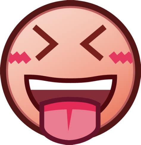 "stuck out tongue closed eyes (plain)" Emoji - Download for free – Iconduck