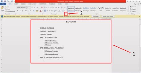 Cara Membuat Daftar Isi manual di Word Semua Versi - Dafunda.com