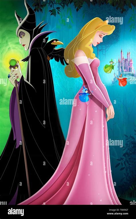 MALEFICENT, PRINCESS AURORA, SLEEPING BEAUTY, 1959 Stock Photo - Alamy