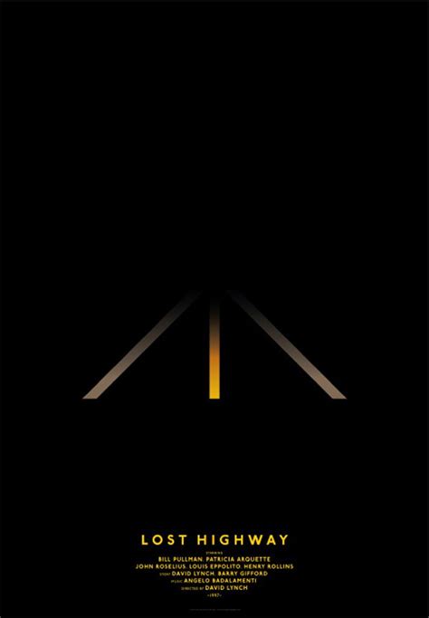 Michal Krasnopolski Lost Highway | Movie posters minimalist, Lost highway, Movie posters