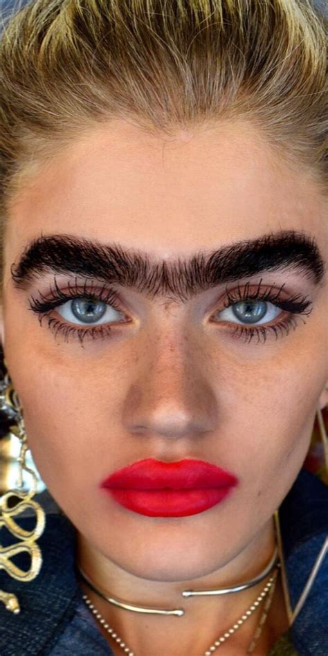 Sophia Hadjipanteli: Embracing the Unibrow Trend