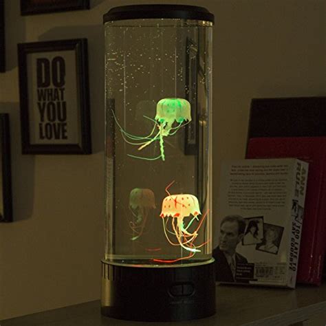EPABO Large Jellyfish Lava Lamp Round With 5 Color Changing Light - 18 LED Mood Light For ...