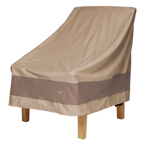 Duck Covers Elegant 37" x 36" x 36" Beige L-Shape Patio Chair Cover with Waterproof - Walmart.com