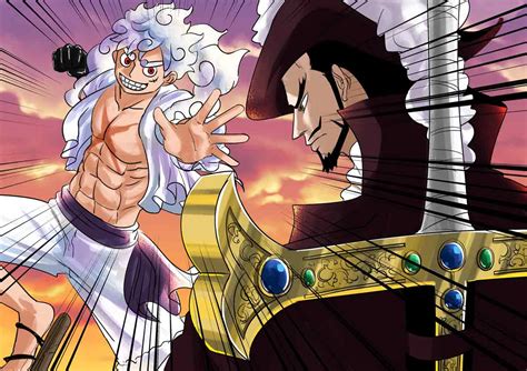Can Gear 5 Luffy beat Mihawk ? Yonko vs ex-Warlord