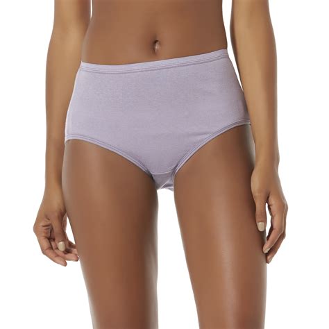 Hanes Women's 4-Pairs Ultimate Cotton Comfort Brief Panties