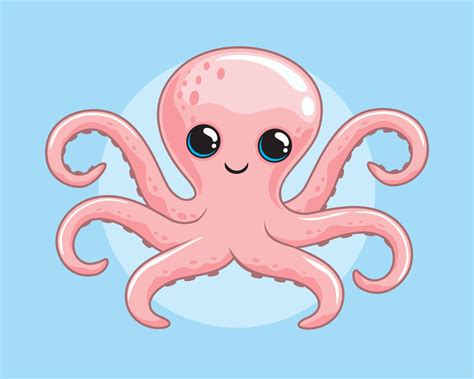 Cute Cartoon Octopus