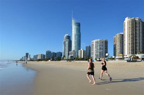 Surfers Paradise Skyline -Queensland Australia Editorial Photo - Image of sport, australian ...