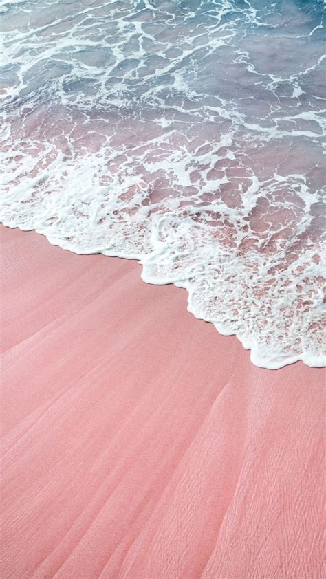 Light Pink Aesthetic Wallpaper Beach - canvas-bloop