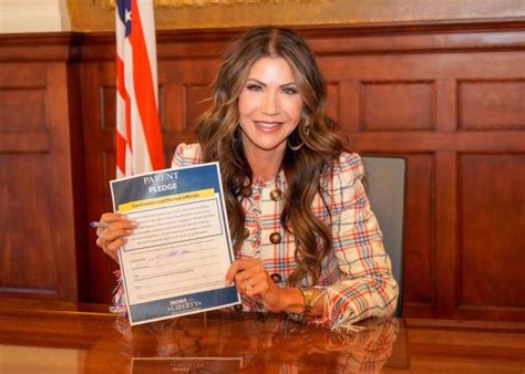 SD Gov. Kristi Noem signs pledge with conservative parental rights ...