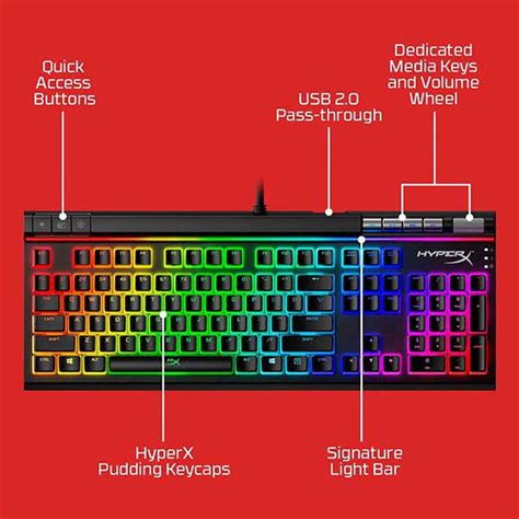 HyperX Alloy Elite 2 Mechanical Gaming Keyboard with Media Keys | Gadgetsin
