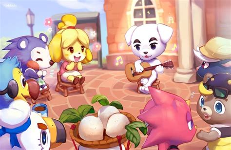 cute animal crossing new horizons kk slider performance art by reddachi ...