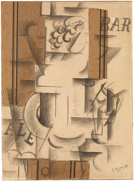 Georges Braque | Fruit Dish and Glass | The Met