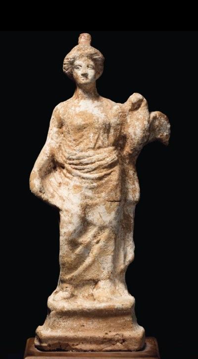 A GREEK TERRACOTTA LEDA AND THE SWAN , BOEOTIA, CLASSICAL PERIOD, CIRCA ...