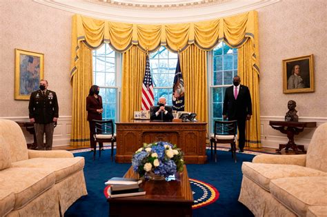 Biden's Oval Office curtains have a long history - The Washington Post