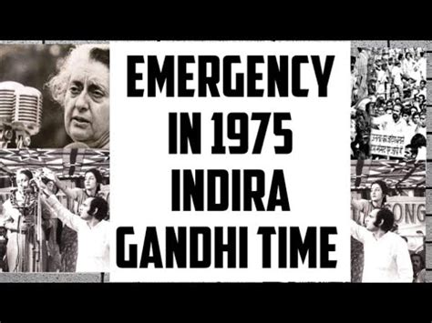 Emergency in 1975 indira gandhi in hindi - YouTube