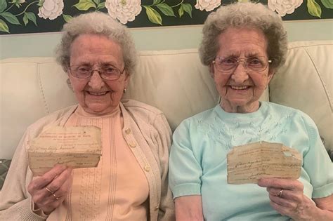 Britains Oldest Twins, 95, Say The Key To A Long Healthy Life Is 'No Sex and Plenty of Guinness'