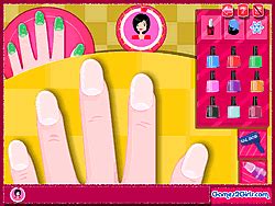 Nail Design Salon Game - Play online at Y8.com