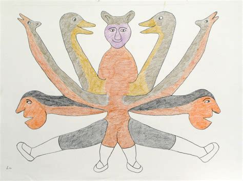 MULTIPLE ANIMAL, BIRD, HUMAN TRANSFORMATION - Feheley Fine Arts - Inuit ...