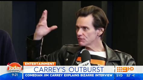 Jim Carrey Explains Bizarre Interview - YouTube