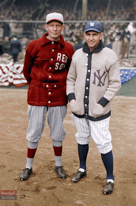 Howard Ehmke, Boston Red Sox & Bob Shawkey, NY Yankees, 1924 @RedSox ...