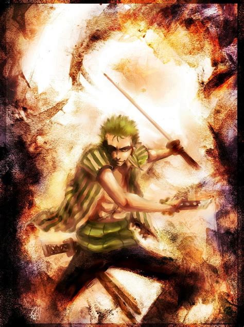 ZoroxRobin - Zoro & Robin Fan Art (10454086) - Fanpop