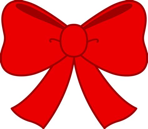 Bow Clipart #11143 Cute Red Bow Clipart Free