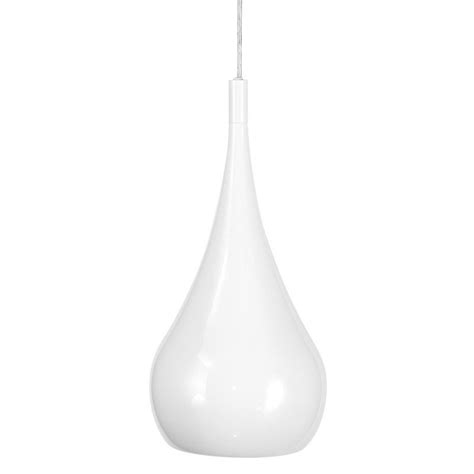 Pendant Light in White or Chrome 42cm Tulip Brilliant Lighting ...