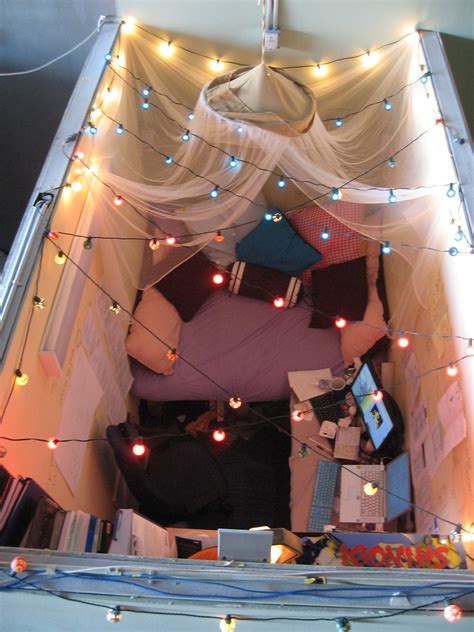 Overhead view of my art studio/art school cubicle | bed at t… | Flickr