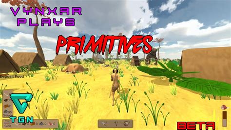 Let's try Primitives - a game about survival & tribe management - Beta - YouTube