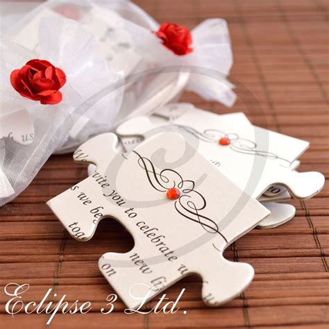 Puzzle Invitations Wedding Puzzle Invitation Jigsaw Baby - Etsy | Puzzle wedding invitation ...